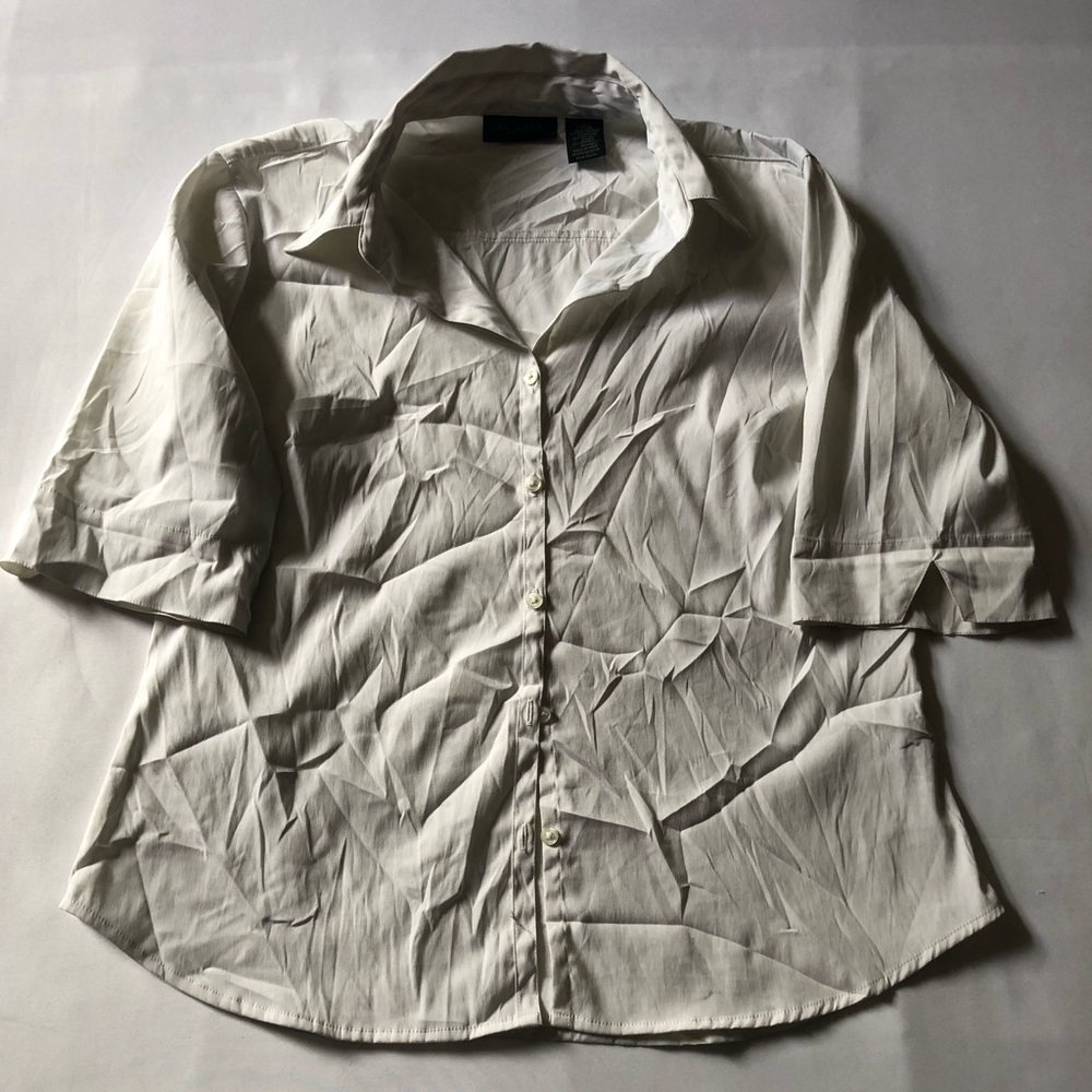 Women At Last Size L White Color Top - 0851
